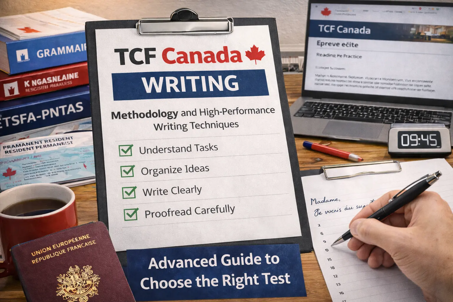TCF Canada Writing: Methodology and High-Performance Writing Techniques